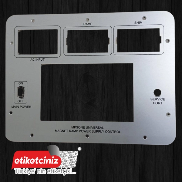 Makine Panel Etiket