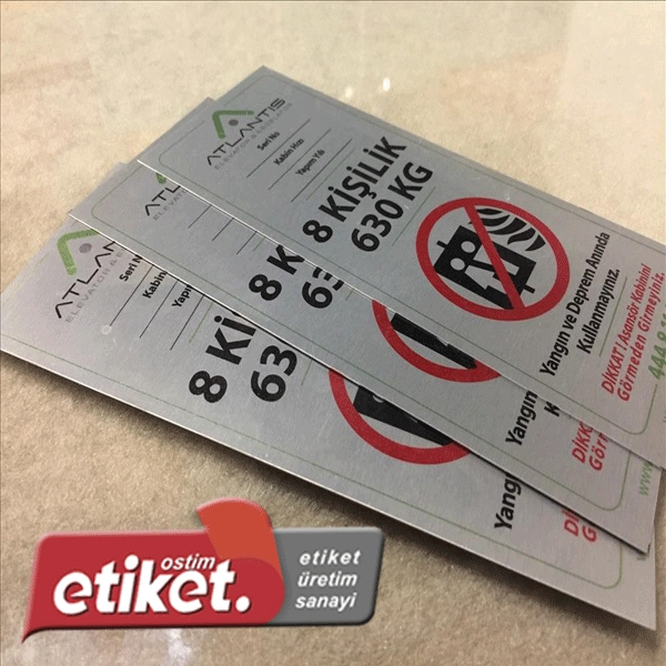 Sublimasyon Etiket