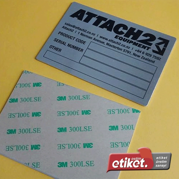 UV Metal Etiket örnek çalışma 7